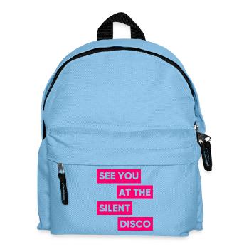 See You At The Silent Disco - Kids' Backpack - light blue - Front