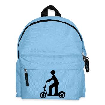 Electric Scooter - Kids' Backpack - light blue - Front