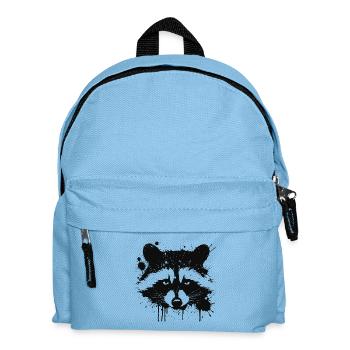 Raton laveur encre splat - Sac à dos Enfant - bleu clair - Devant