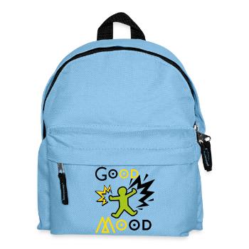 Personnage joueur vert et jaune explosif - Sac à dos Enfant - bleu clair - Devant