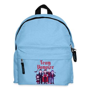 Team Vampire Family - Kinder Rucksack - Hellblau - Vorne