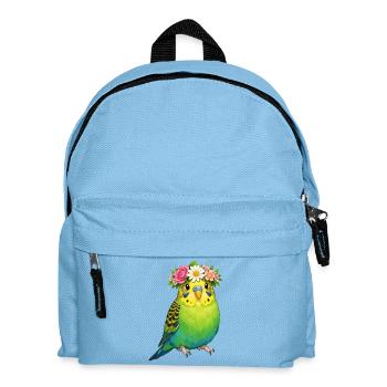 Budgerigar - Kids' Backpack - light blue - Front