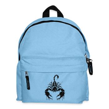 Scorpio Black Ink Silhouette - Kids' Backpack - light blue - Front