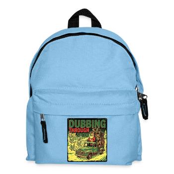 Dub Reggae Weihnachtsmann - Kinder Rucksack - Hellblau - Vorne