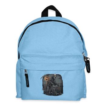 Sensenmann mit Laterne - Kinder Rucksack - Hellblau - Vorne