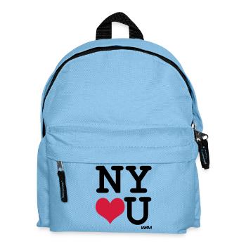 New York loves you - couleurs personnalisables - Sac à dos Enfant - bleu clair - Devant