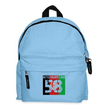 AFGHANISTAN Fussball verein team party em wm 58 - Kinder Rucksack - Hellblau - Vorne