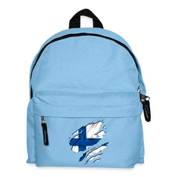 finland finlande football - Sac à dos Enfant - bleu clair - Devant
