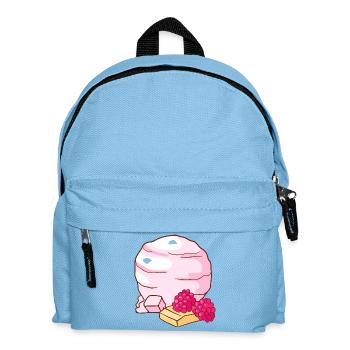Himbeer Eis Speiseeis Eiskrem Eiscreme Kugeleis - Kinder Rucksack - Hellblau - Vorne