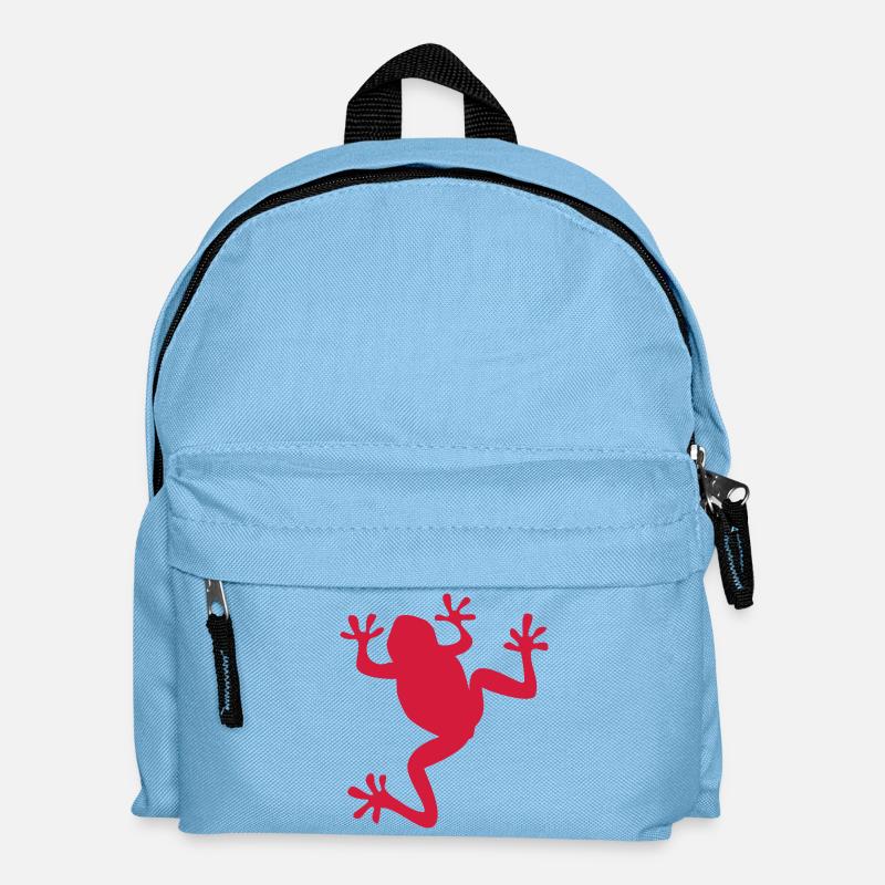 frog - Kids' Backpack - light blue