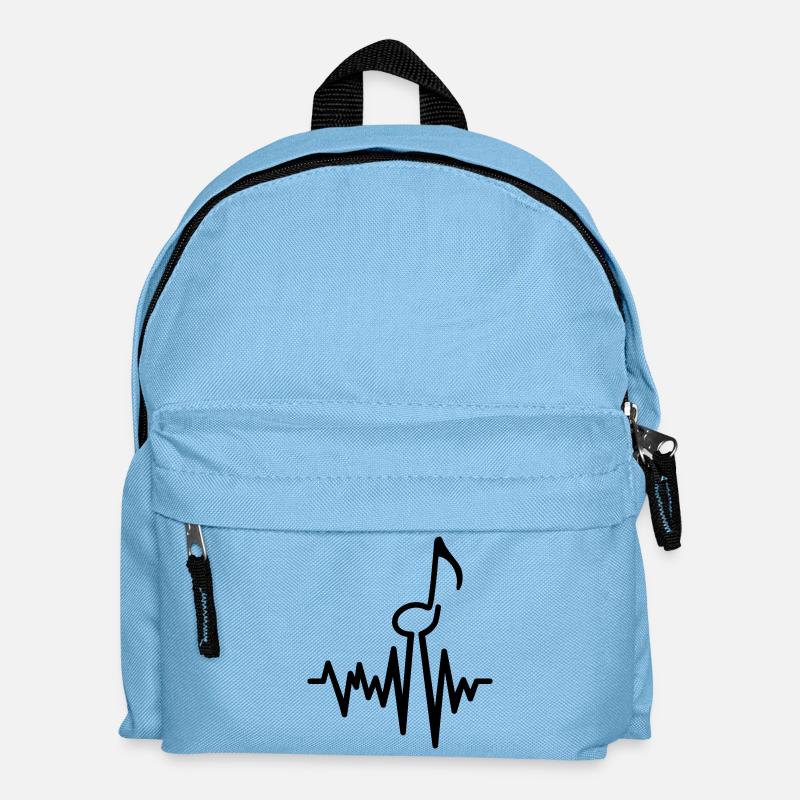 musik - Kinder Rucksack - Hellblau