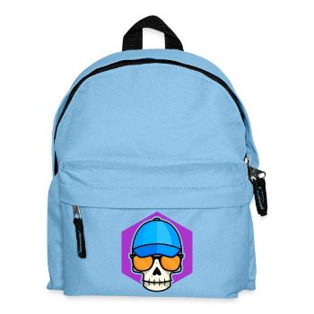 Cool Skull Kid - Kids' Backpack - light blue - Front