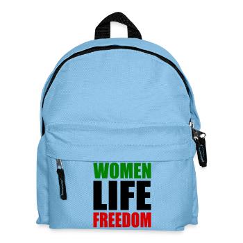 Women life freedom - Kinder Rucksack - Hellblau - Vorne
