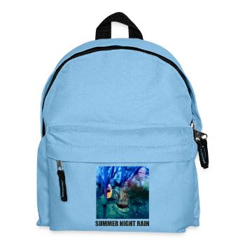 Gouttes d’ailes de pluie de nuit d’été - Sac à dos Enfant - bleu clair - Devant