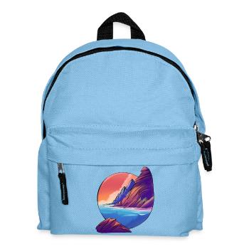 Sunrise Sea Island Holiday - Kids' Backpack - light blue - Front