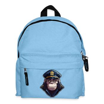 Police des singes - Sac à dos Enfant - bleu clair - Devant