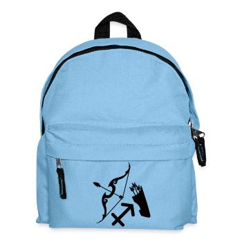 Sternzeichen Schütze - Kinder Rucksack - Hellblau - Vorne