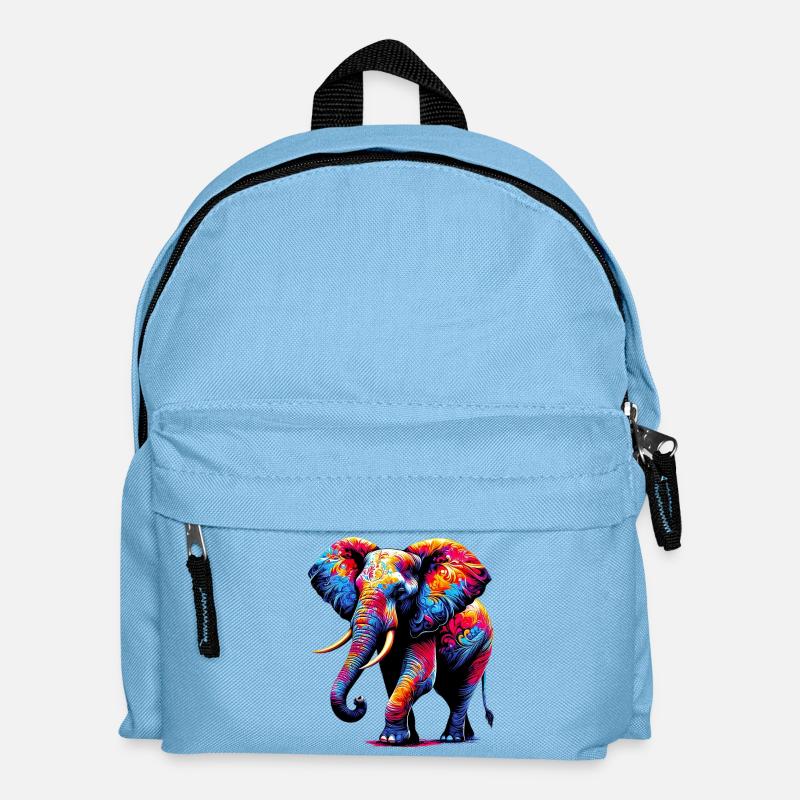 Elephant - Kids' Backpack - light blue