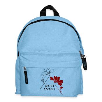 Best Mom - Kinder Rucksack - Hellblau - Vorne