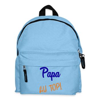 PAPA - Sac à dos Enfant - bleu clair - Devant