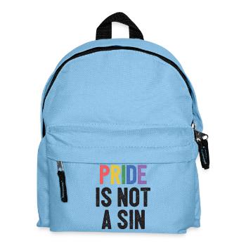 LGBTQ Pride Month - Pride ist keine Sünde - Kinder Rucksack - Hellblau - Vorne