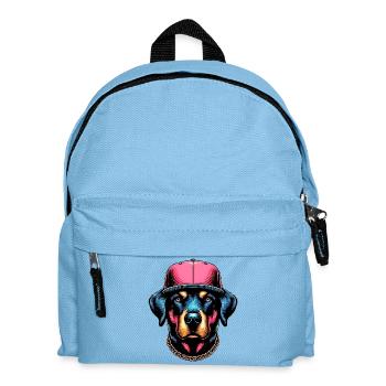 Dog - Kids' Backpack - light blue - Front