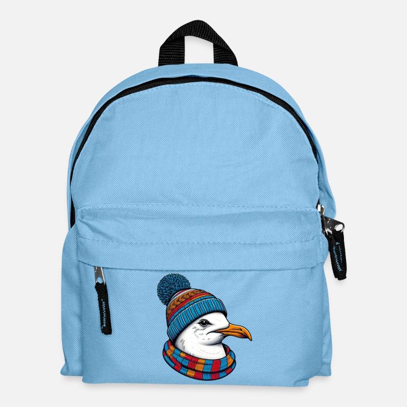 Möwe - Kinder Rucksack - Hellblau