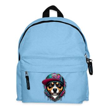 Dog - Kids' Backpack - light blue - Front