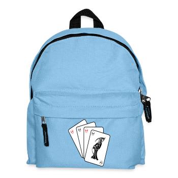 Grim Reaper Cards - Kids' Backpack - light blue - Front