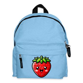 Strawberry Strawberries - Kids' Backpack - light blue - Front