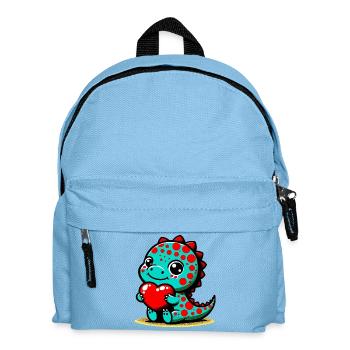 Dinosaur - Kids' Backpack - light blue - Front