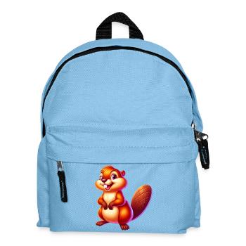 Bieber - Kinder Rucksack - Hellblau - Vorne