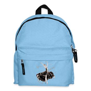 Die Tänzerin des Abends. - Kinder Rucksack - Hellblau - Vorne