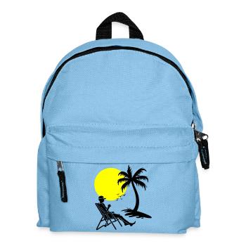 Vacances reposantes en été - Sac à dos Enfant - bleu clair - Devant
