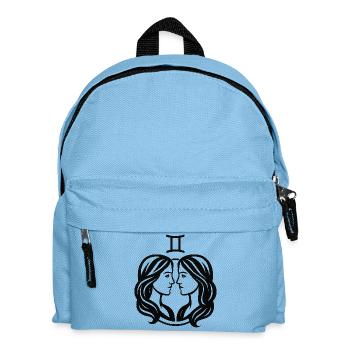 Sternzeichen Zwilling - Kinder Rucksack - Hellblau - Vorne