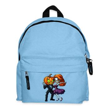 Halloween Couple :) - Kinder Rucksack - Hellblau - Vorne