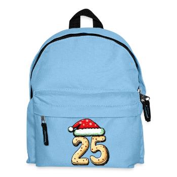 25 Number Biscuit Christmas - Kids' Backpack - light blue - Front