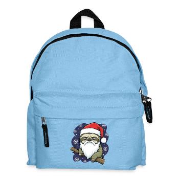 Lustiger Weihnachts Faultier Santa Grumpy - Sac à dos Enfant - bleu clair - Devant
