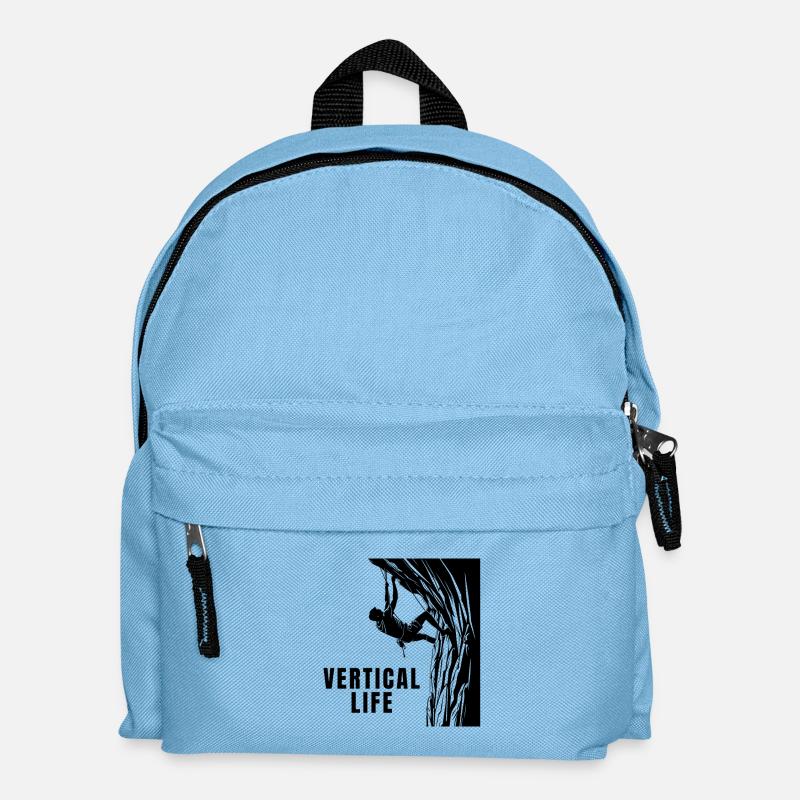 Vertical Life Kletterer Steilwand Design - Kinder Rucksack - Hellblau