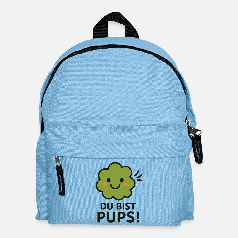 pups - Kinder Rucksack - Hellblau