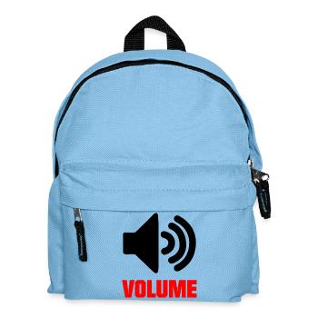 speaker volume - Kids' Backpack - light blue - Front