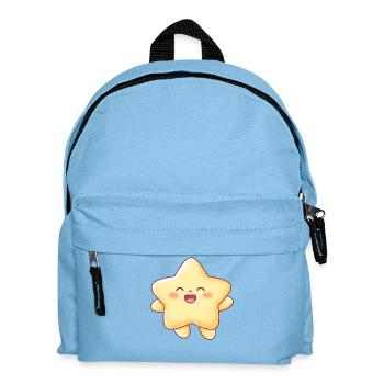 Kawaii Sternchen Lächeln Stern Kinder - Kinder Rucksack - Hellblau - Vorne