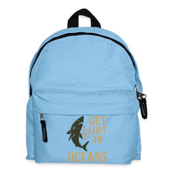 Get Lost in Oceans Nautical - Kids' Backpack - light blue - Front