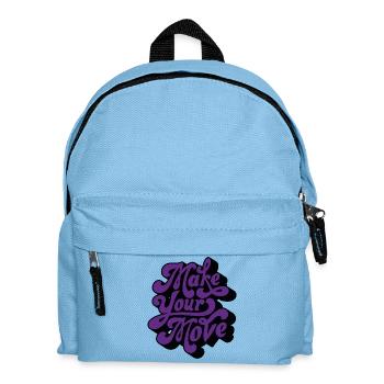 Script rétro de Faire ton Coup - Sac à dos Enfant - bleu clair - Devant