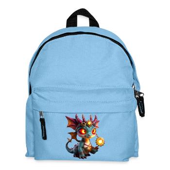 Dragon Steampunk Illuminé - Sac à dos Enfant - bleu clair - Devant