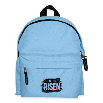 Glitch Pâques : Il est ressuscité - Sac à dos Enfant - bleu clair - Devant