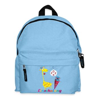 Einschulung 2026  - Kinder Rucksack - Hellblau - Vorne