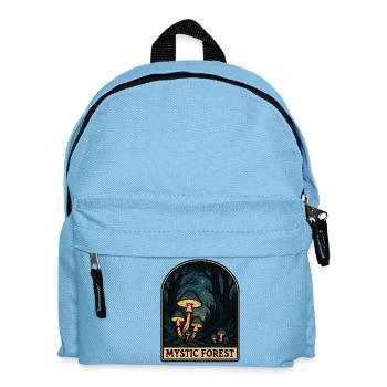 Mystic Forest Mushroom Magic - Kids' Backpack - light blue - Front