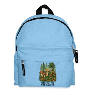 Forest Mushrooms Secret - Kids' Backpack - light blue - Front