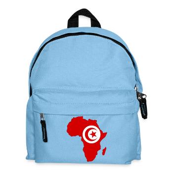 Tunisia Flag Africa - Kids' Backpack - light blue - Front